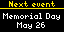 Next Event Date app preview